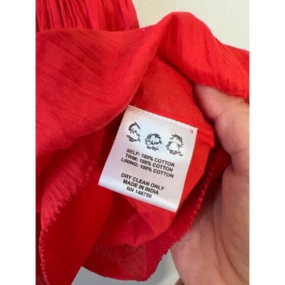 NEW Sea New York Camila Pleating Sleeveless Romper Women's Red Size: 0 - Picture 6 of 9